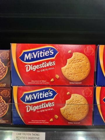  BÁNH QUY LÚA MÌ NGUYÊN CÁM TRUYỀN THỐNG MCVITIE'S ORGINAL 250G 