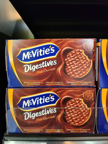  BÁNH QUY LÚA MÌ NGUYÊN CÁM SOCOLA SỮA MCVITIE'S DIGESTIVE 200G 