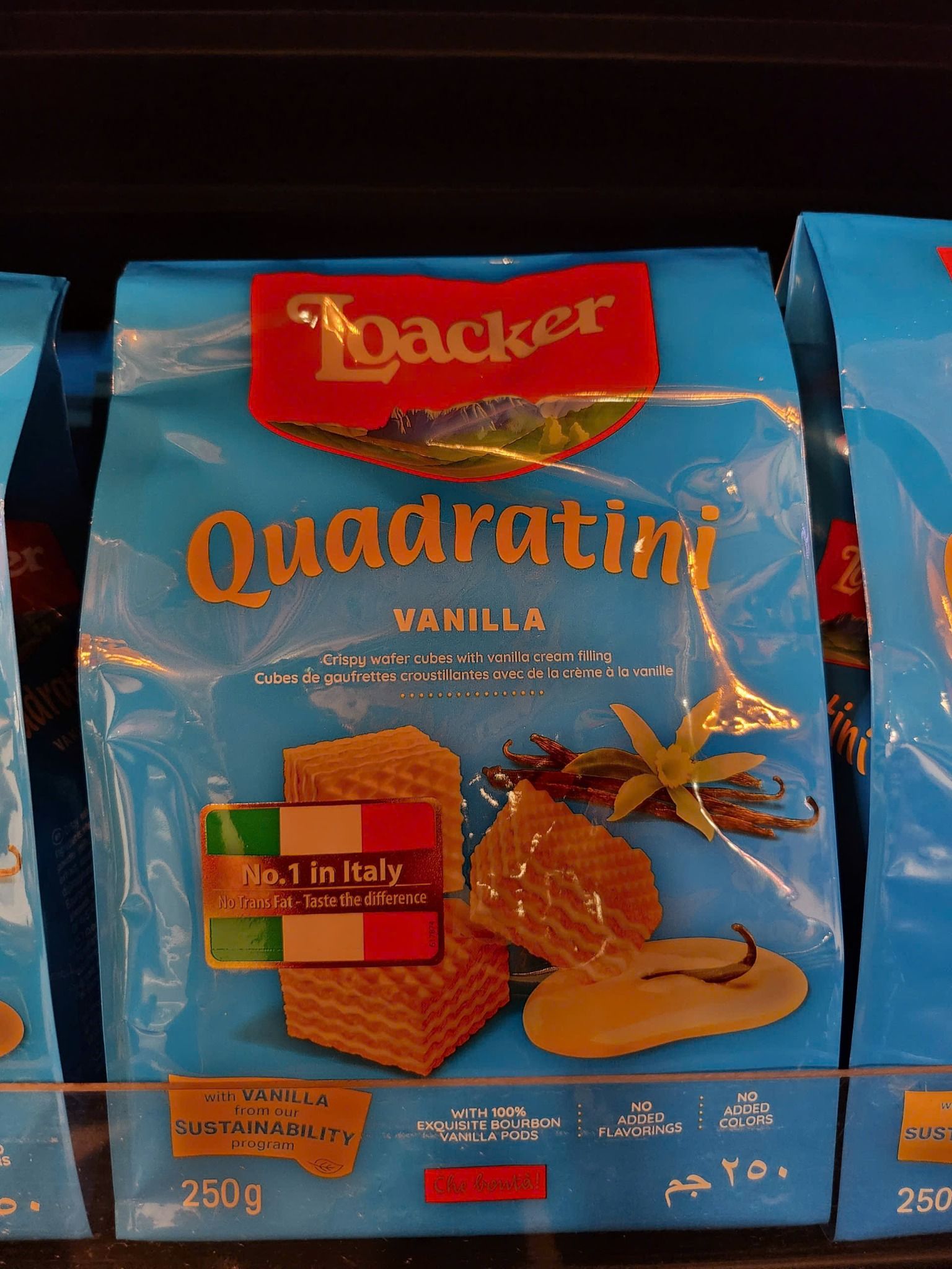  B.XỐP LOACKER QUADRATINI VANI 250G 