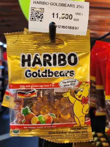 KẸO DẺO HARIBO GOLDBEAR 160G 