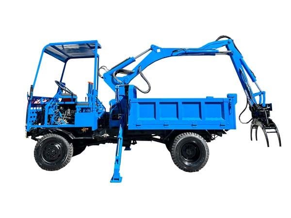 Máy gắp gỗ tự hành đa chức năng Hồng Hà 2 khối