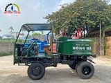 Máy trộn bê tông tự hành 12 bao 2 cầu động cơ 4 máy