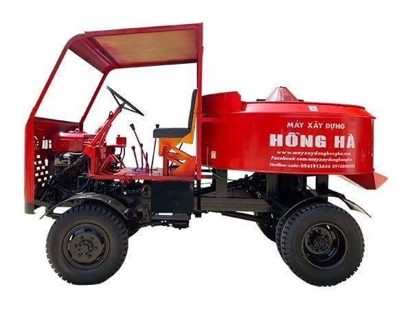 Máy trộn bê tông tự hành 9 bao 2 cầu Hồng Hà