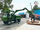 Máy gắp gỗ tự hành đa chức năng Hồng Hà