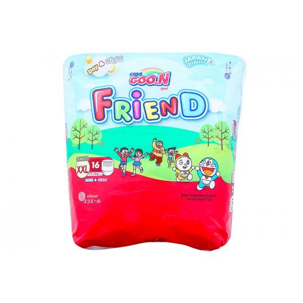 Tã quần GOO.N Friend size XXL 16 miếng (bé 15-25kg)