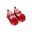 Giày tập đi bé gái Topbaby S116013 size 16-20 màu đỏ