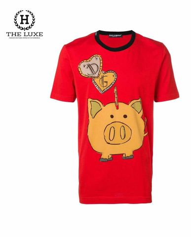  T-shirt Dolce & Gabbana Gold Pig 