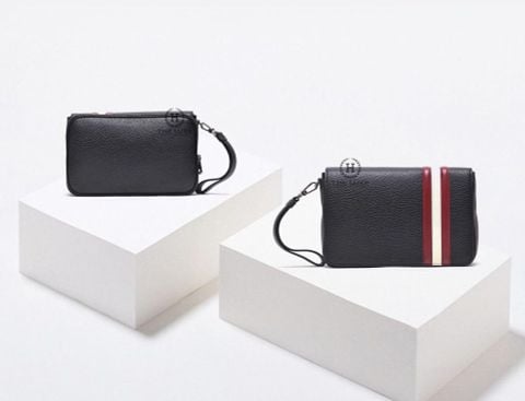  Clutch Bally nắp gập đỏ 