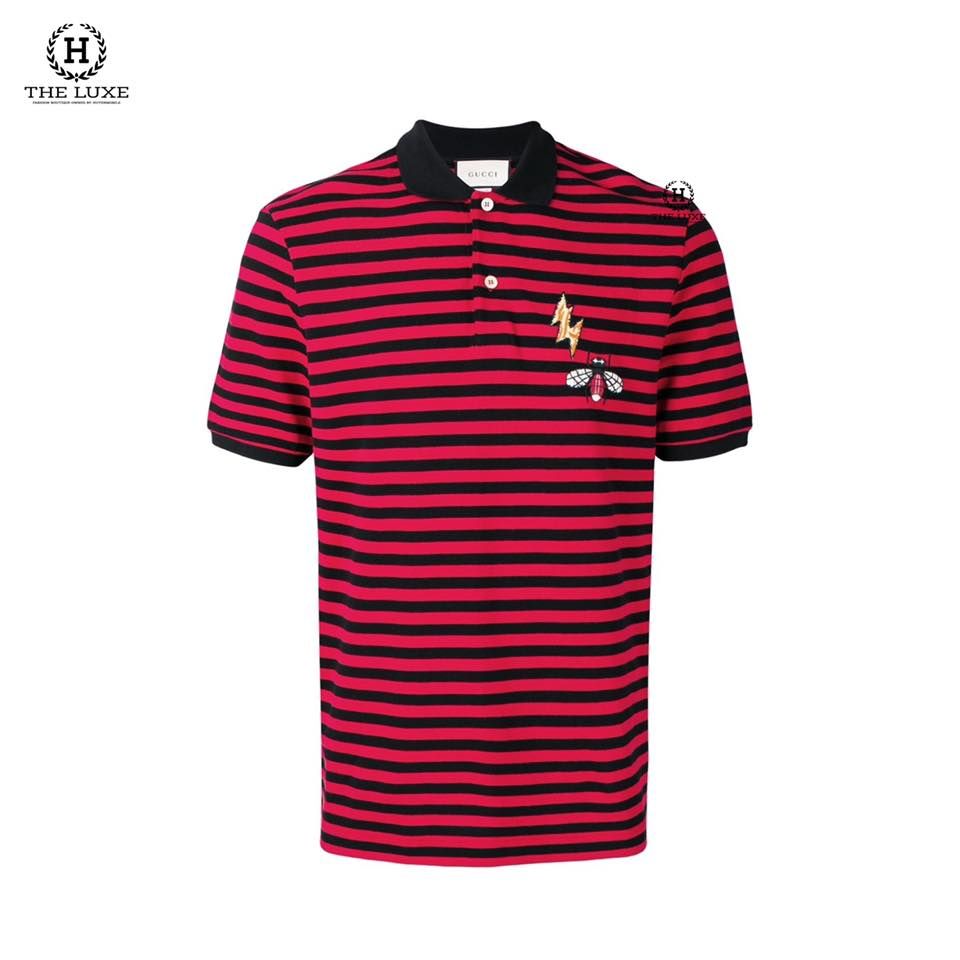 Polo Gucci Kẻ Nhiều Họa Tiết