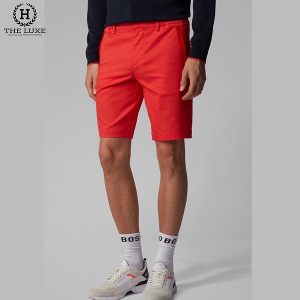 Quần Short Kaki Hugo Boss Cạp Chun