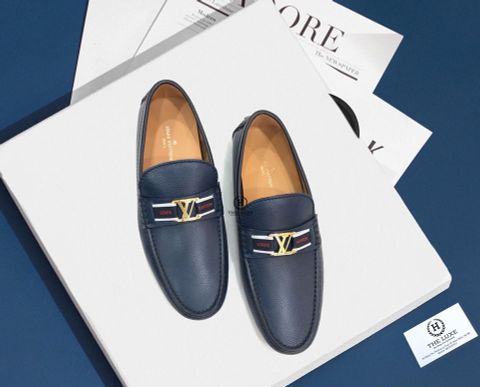  Mocca Louis Vuitton Hockenheim da bê xanh navy vạt chữ new season 2019 