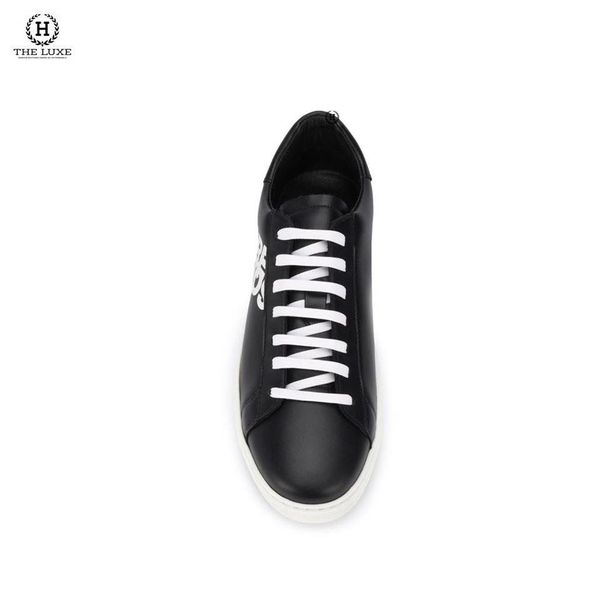 Sneaker Dsquared2 Đen Chữ Trắng