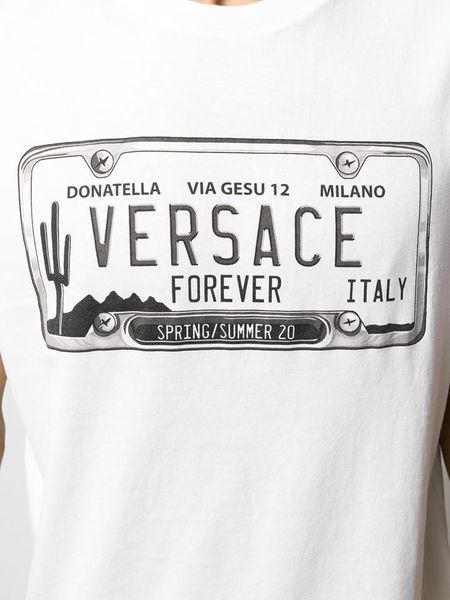 T-shirt Versace Họa Tiết Ngực