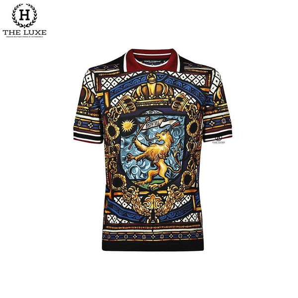 Polo Dolce & Gabbana Họa Tiết Hoàng Gia