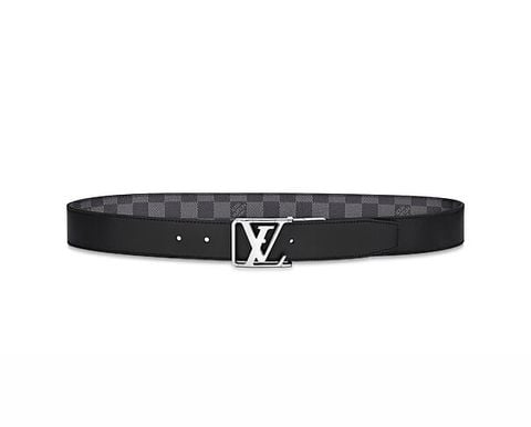  Belt Louis Vuitton City Reversible Damier đen ghi 