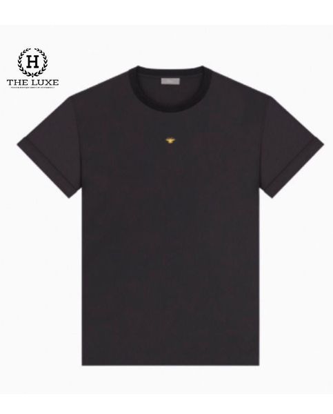 T-shirt Dior cộc tay đen ong vàng