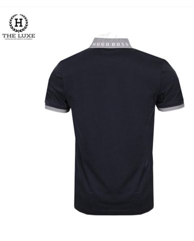  Polo Hugo Boss Navy Cổ Viền 