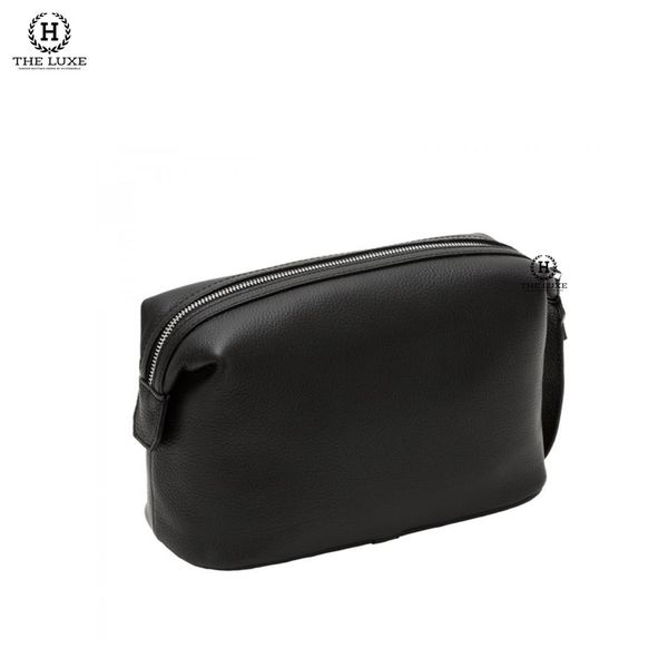 Wash Bag Montblanc Đen Sần