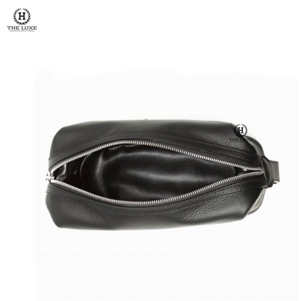 Wash Bag Montblanc Đen Sần