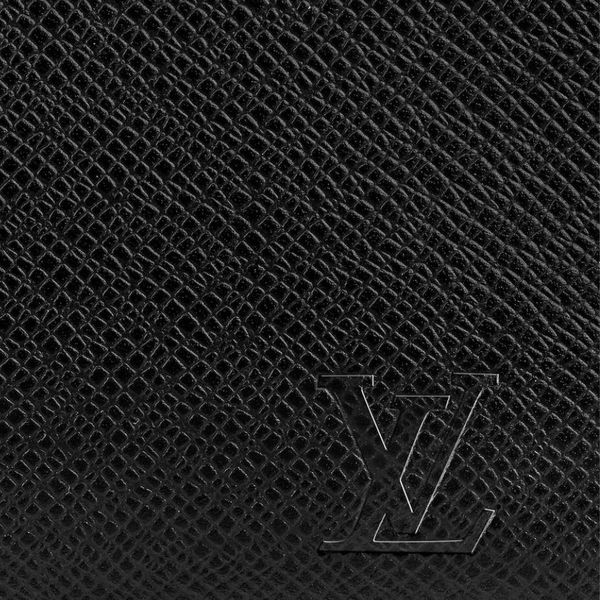 Zippy XL Louis Vuitton Taiga Đen