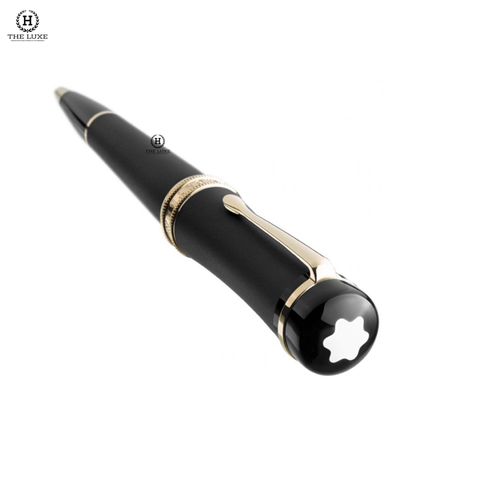  Bút Montblanc Đen Lì Viền Vàng 