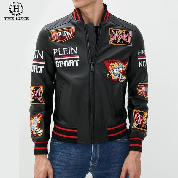 Áo Khoác Da Philipp Plein Sport