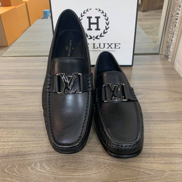 Loafer Louis Vuitton Monte Graphite Đen