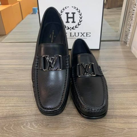  Loafer Louis Vuitton Monte Graphite Đen 