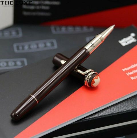  Bút Montblanc Heritage Rouge et Noir SE Tropic Brown Rollerball 