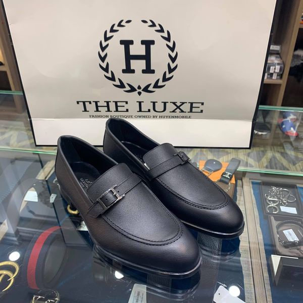 Loafer Hermes Quentin Đen