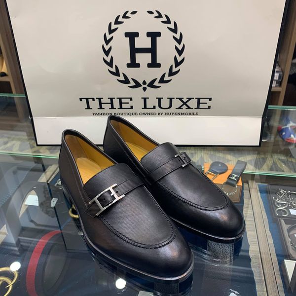 Loafer Hermes Quentin Đen