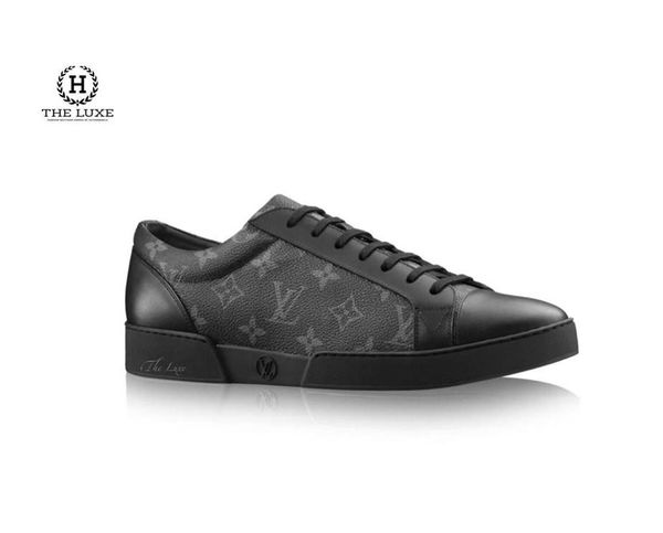 Sneaker Louis Vuitton mono đen xám