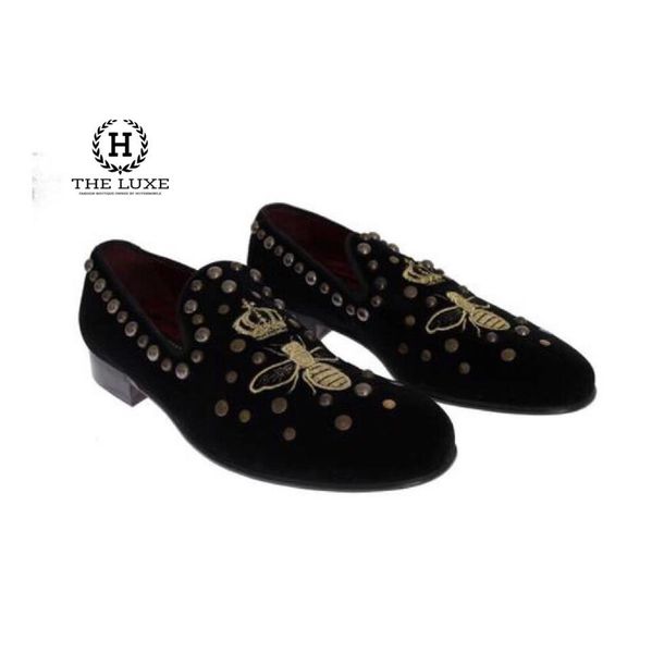 Loafer Dolce & Gabbana thêu ong Vương miện