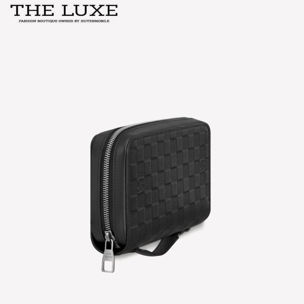 Zippy XL Louis Vuitton Đen Damier Ẩn