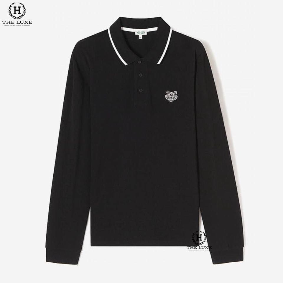 Polo Kenzo Dài Tay Tag Ngực