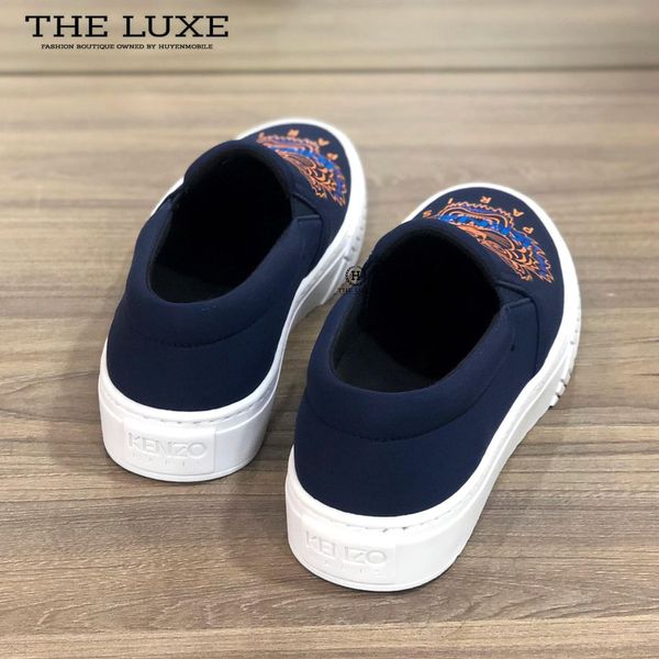 Slip-on Kenzo Tiger Xanh Navy