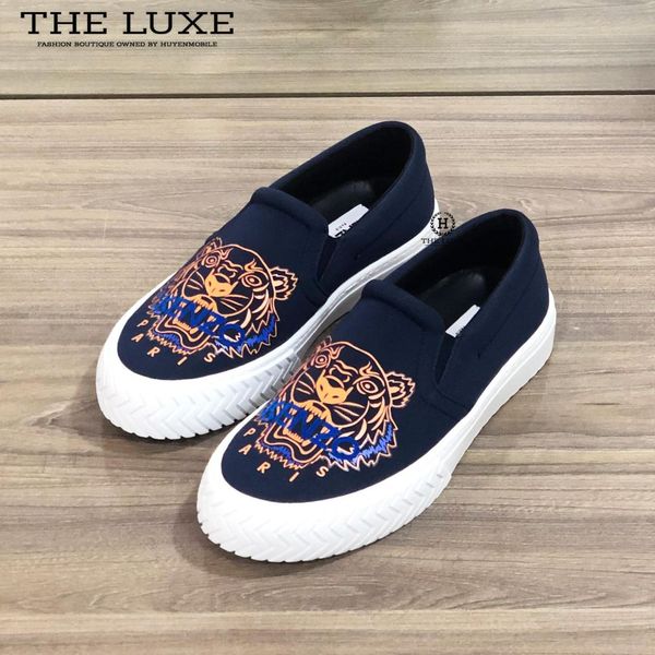 Slip-on Kenzo Tiger Xanh Navy