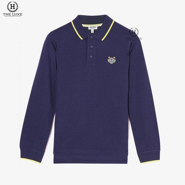 Polo Kenzo Dài Tay Tag Ngực