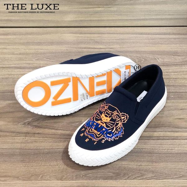 Slip-on Kenzo Tiger Xanh Navy