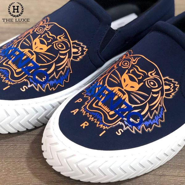 Slip-on Kenzo Tiger Xanh Navy