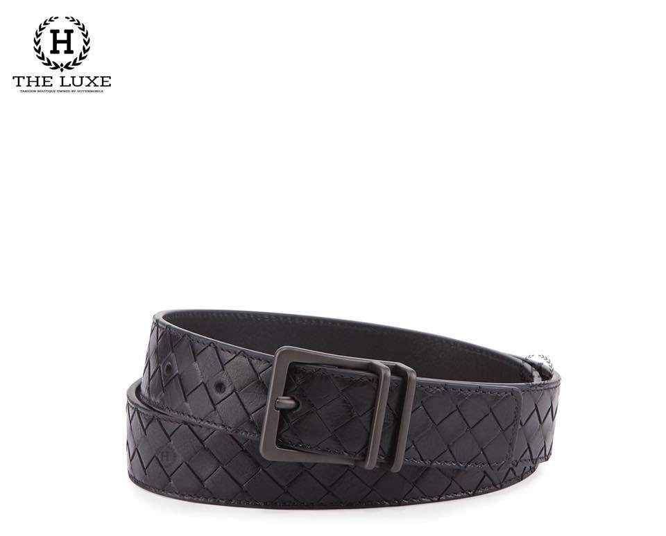 Belt Botega Veneta Khóa Cài Dài Bản 3.5