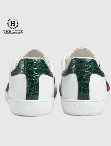 Sneaker Gucci vạt cờ