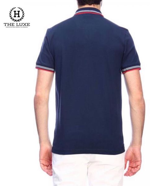 Polo Hugo Boss Navy Tag Ngực