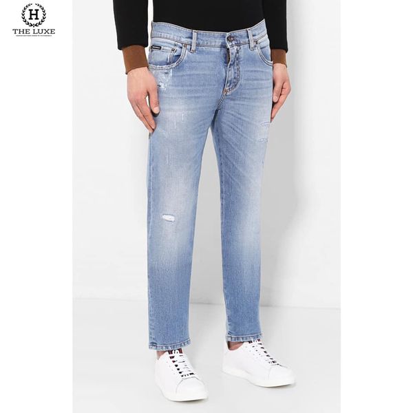 Quần Jeans Dolce & Gabbana Limited Họa Tiết Túi Sau