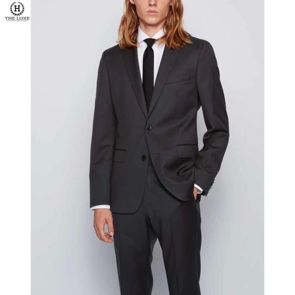 Bộ Vest Hugo Boss Đen Ghi