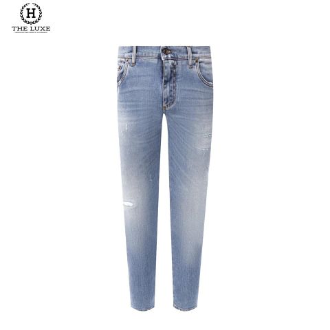  Quần Jeans Dolce & Gabbana Limited Họa Tiết Túi Sau 