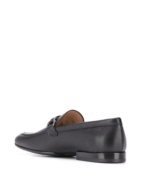 Loafer Salvatore Ferragamo Đen Vân Da Rắn