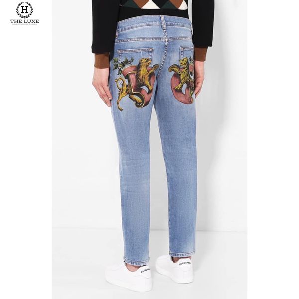 Quần Jeans Dolce & Gabbana Limited Họa Tiết Túi Sau