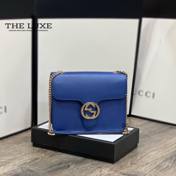 Túi Nữ Gucci Interlocking Leather