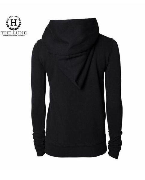 Rick Owen Dark Shadow Felpa Cotton Mountain Hoodie